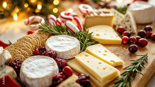 Festive Cheese Board for Holiday Celebrations