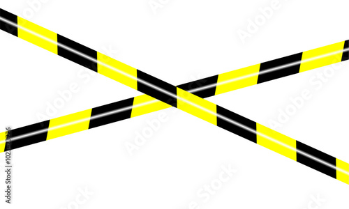 Background With Warning Safety Police Line. Simple style background justice, prohibition, danger