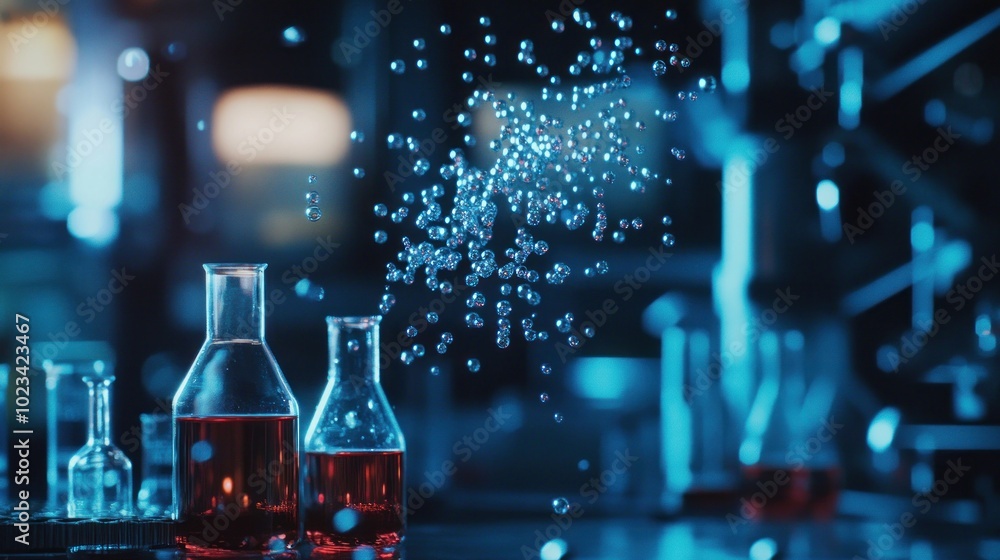 Chemical Experiment with Bubbles Chemical Experiment with Bubbles