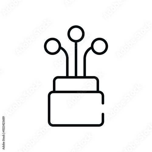 Fiber Optic Cable vector icon