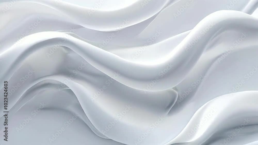 A smooth, flowing white surface with gentle curves, creating a serene and modern aesthetic. A smooth, flowing white surface with gentle curves, creating a serene and modern aesthetic.