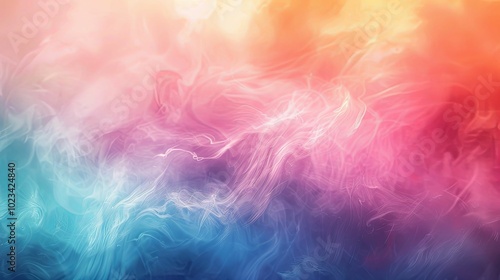 Abstract Colorful Smoke and Vapor Background