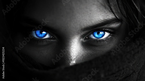 Intense Blue Eyes