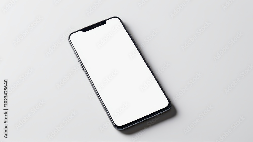 Sleek mockup telefon. Ideal for showcasing user interfaces in a modern and realistic way for potential clients Sleek mockup telefon. Ideal for showcasing user interfaces in a modern and realistic way for potential clients