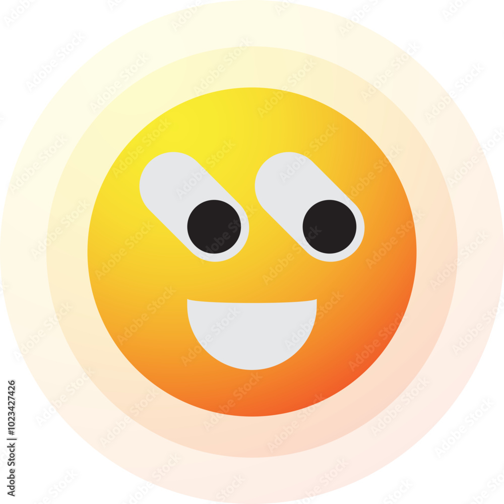 Smile Sun Emoji, Happy Sun Emotion Emoticon Icon Illustration Smile Sun Emoji, Happy Sun Emotion Emoticon Icon Illustration