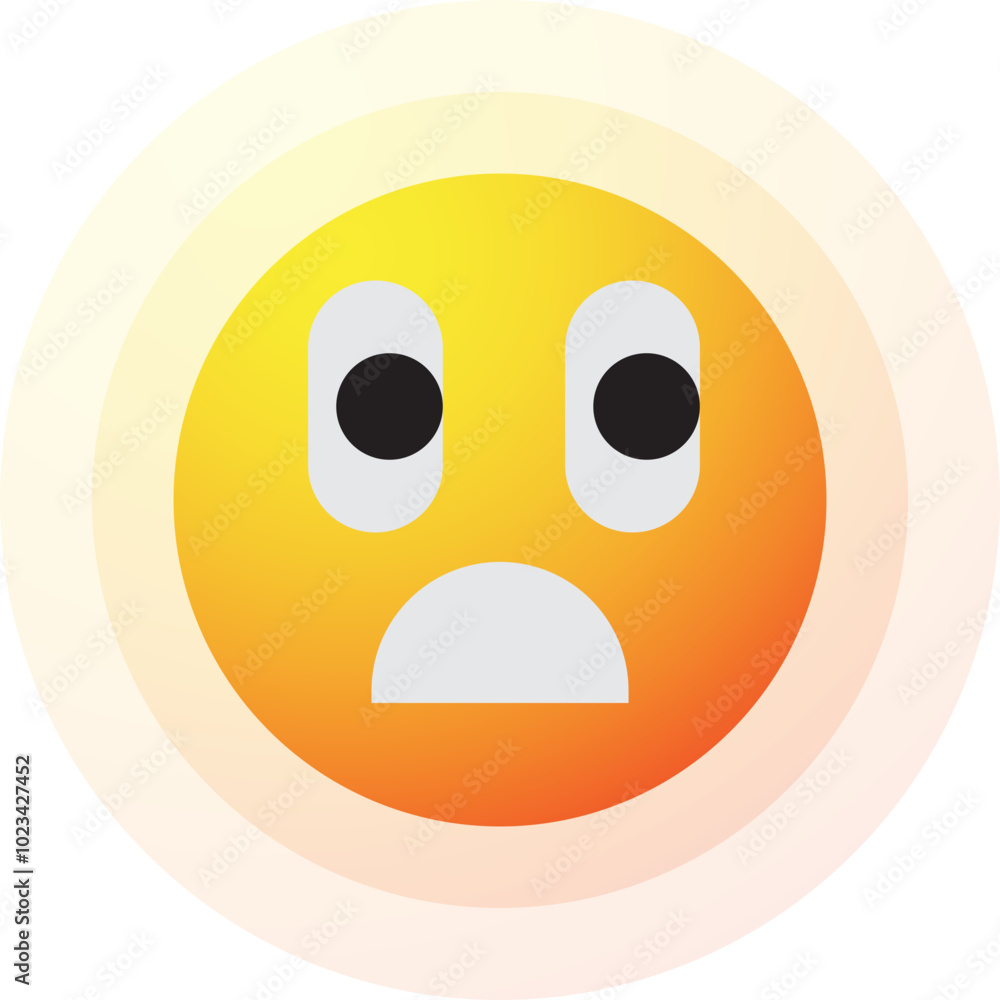 Sad Sun Emoji, Bad Mood Sun Emotion Icon Illustration Sad Sun Emoji, Bad Mood Sun Emotion Icon Illustration