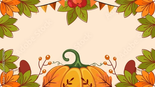Thanksgiving Background Animation