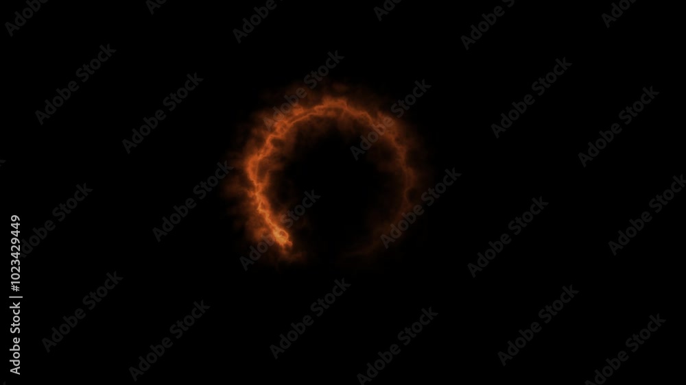 Neon circle frame Neon circle frame