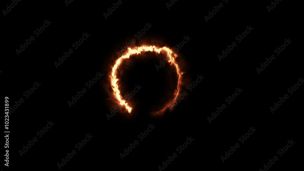 Neon circle frame Neon circle frame