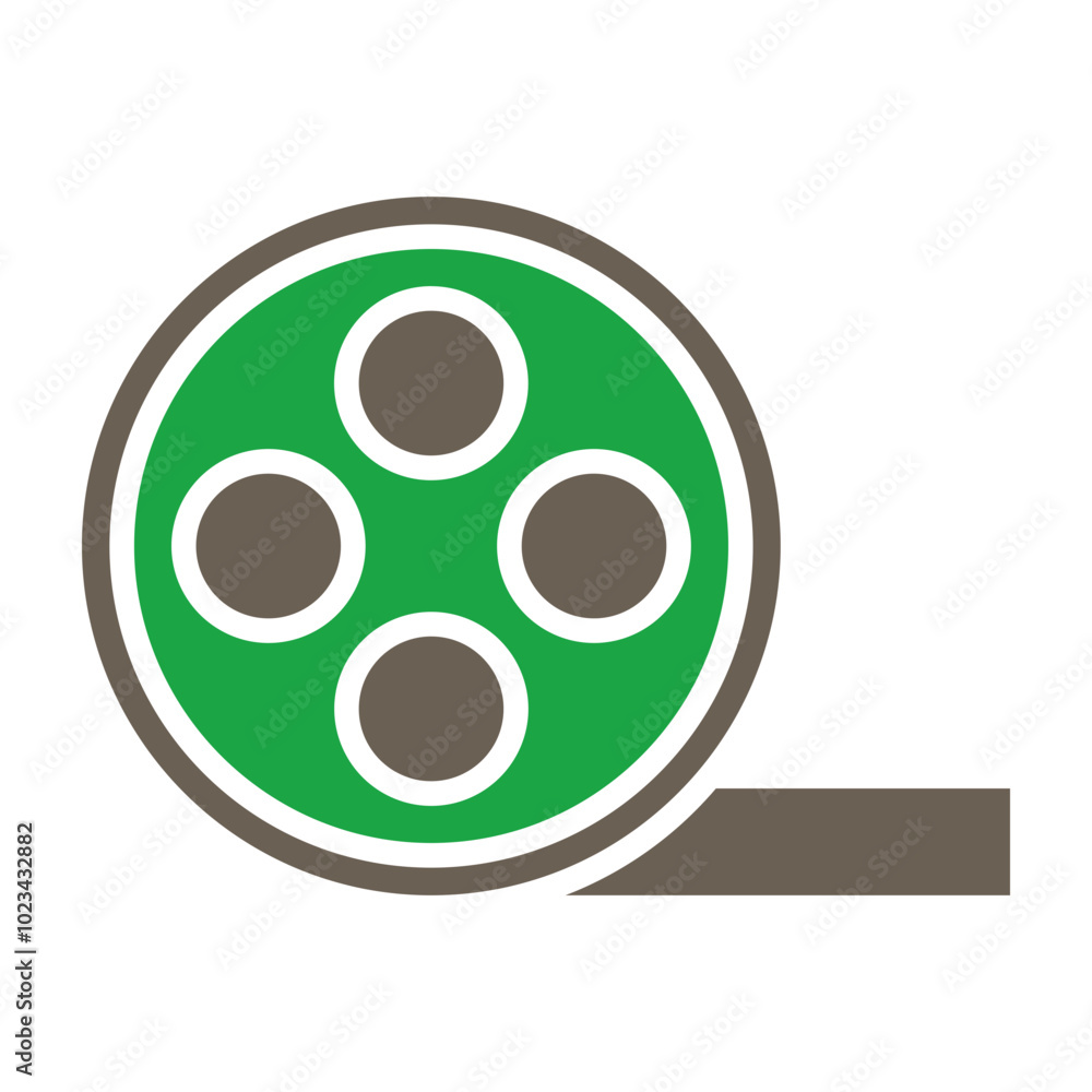 Film Reel Icon Design