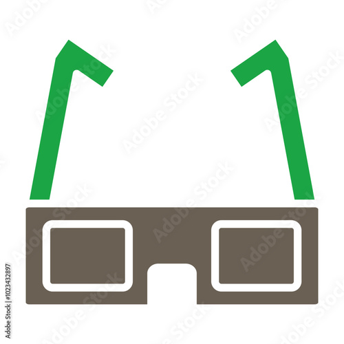 3d Glasses Icon Design