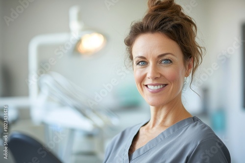 Free Download Standing in front of the camera in her beauty salon - GFXLoad