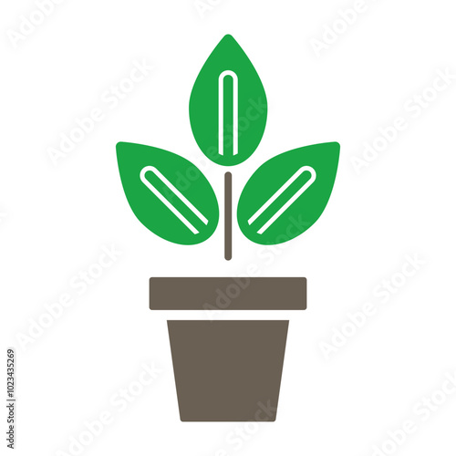 Indoor Plants Icon Design