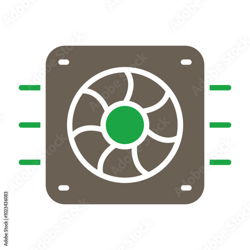 Cooling Fan Icon Design