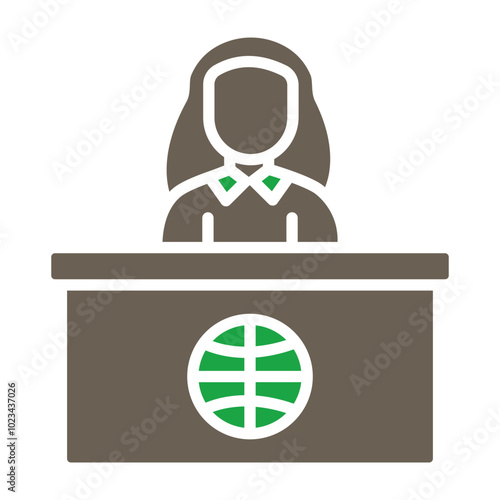 News Anchor Icon Design