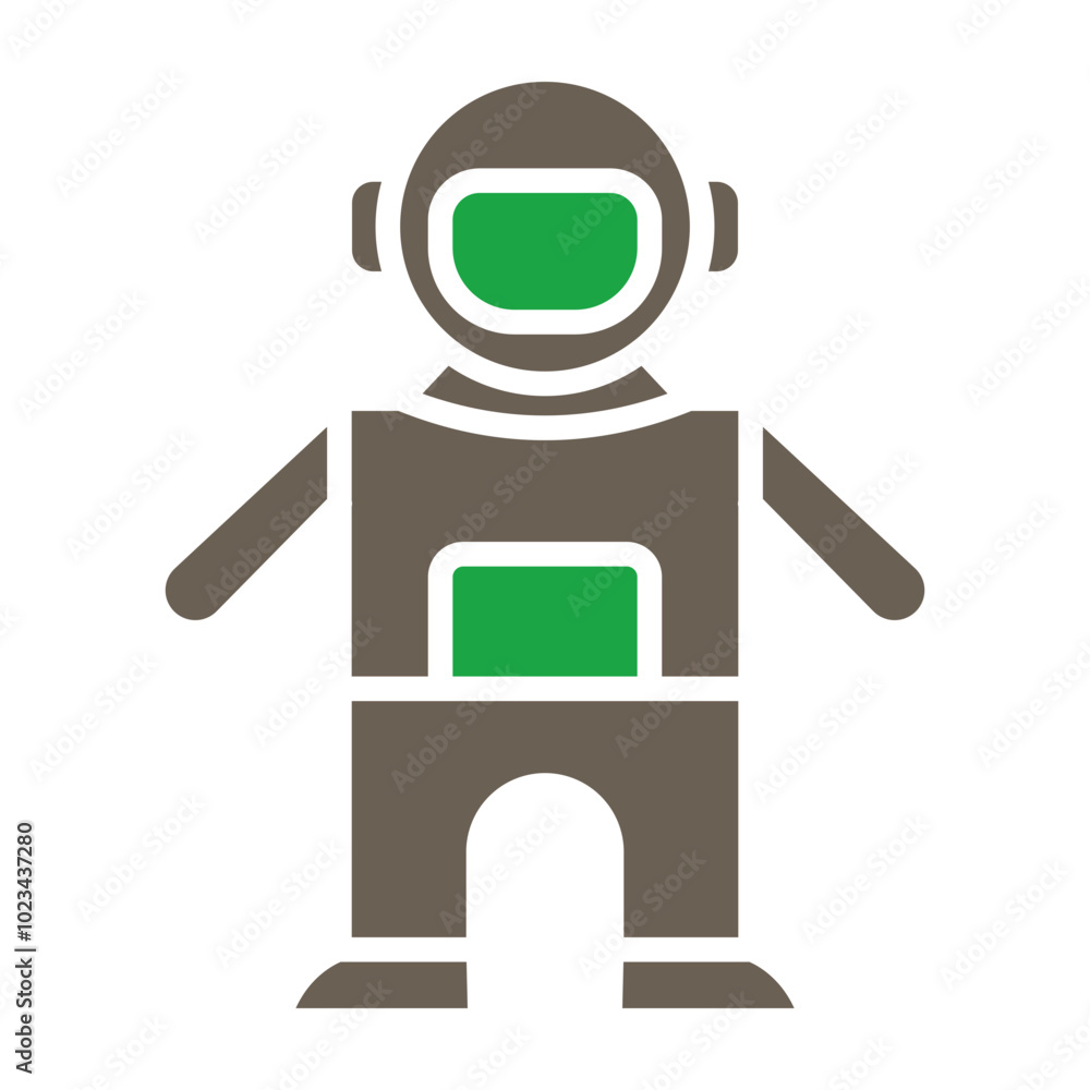 Obraz premium Space Suit Icon Design