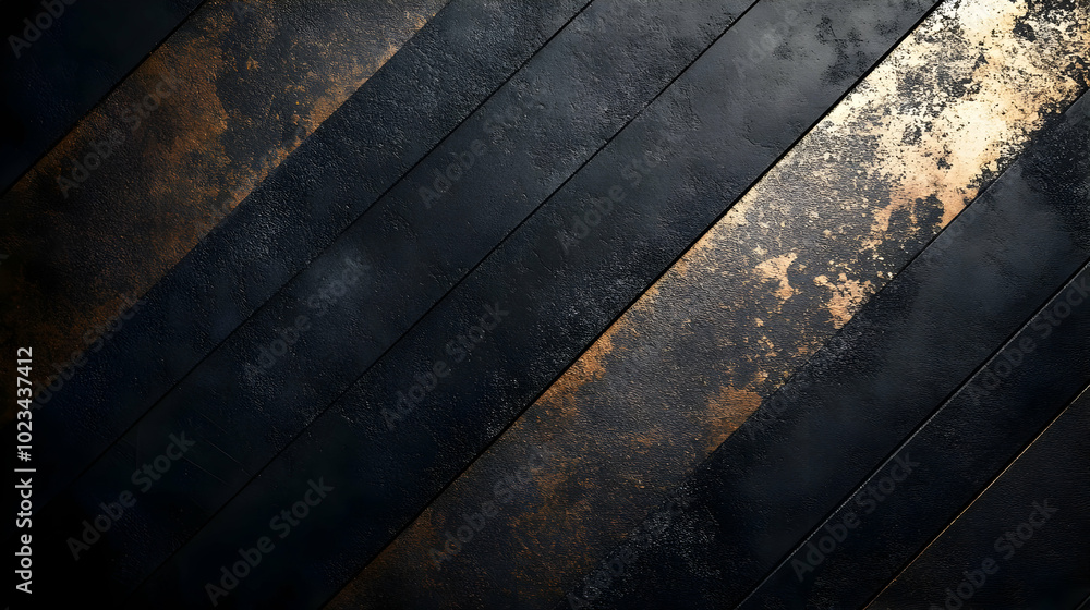 Abstract Background with Diagonal Black and Gold Stripes Abstract Background with Diagonal Black and Gold Stripes