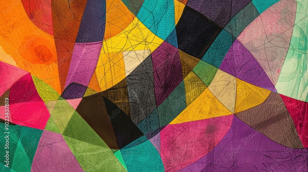 Fototapeta premium Colorful Abstract Geometric Background for Design Projects