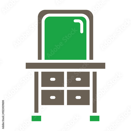 Dressing Table Icon Design