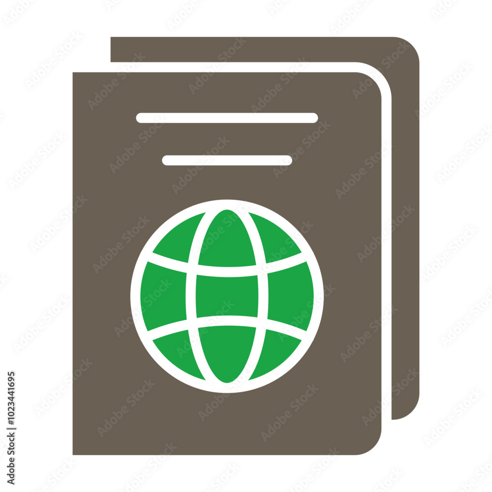 Passport Icon Design Passport Icon Design