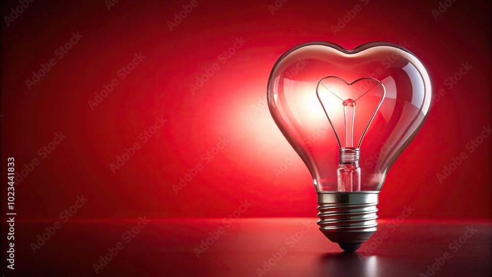 Heart shaped light bulb Heart shaped light bulb