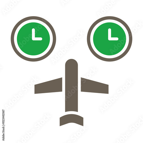 Jet Lag Icon Design