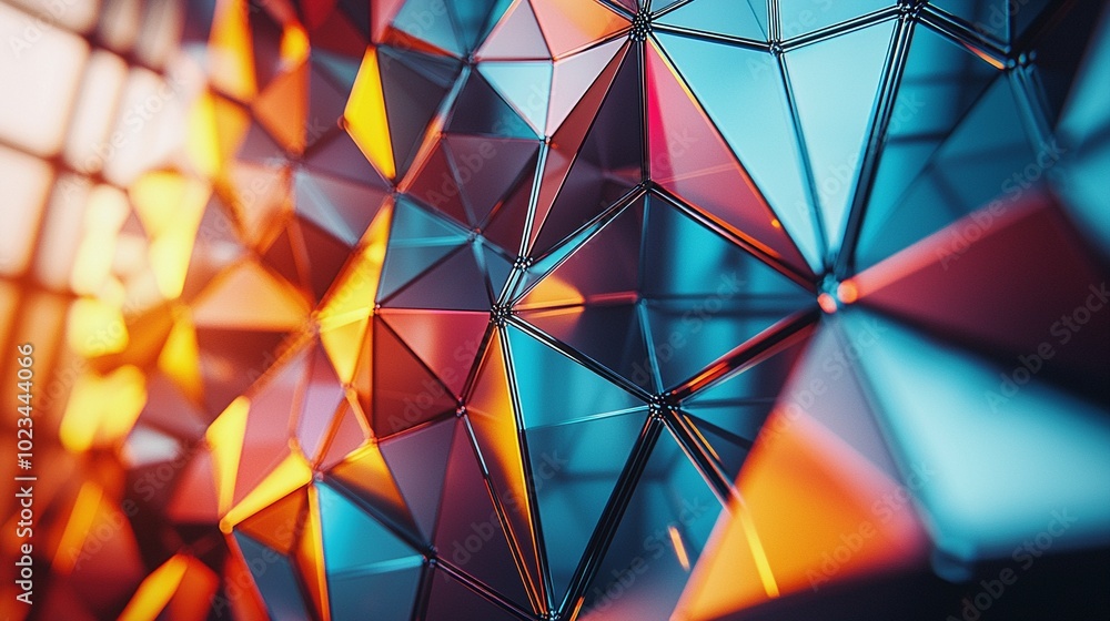 Stunning Interlocking Geometric Shapes Illuminated by Natural Light Stunning Interlocking Geometric Shapes Illuminated by Natural Light