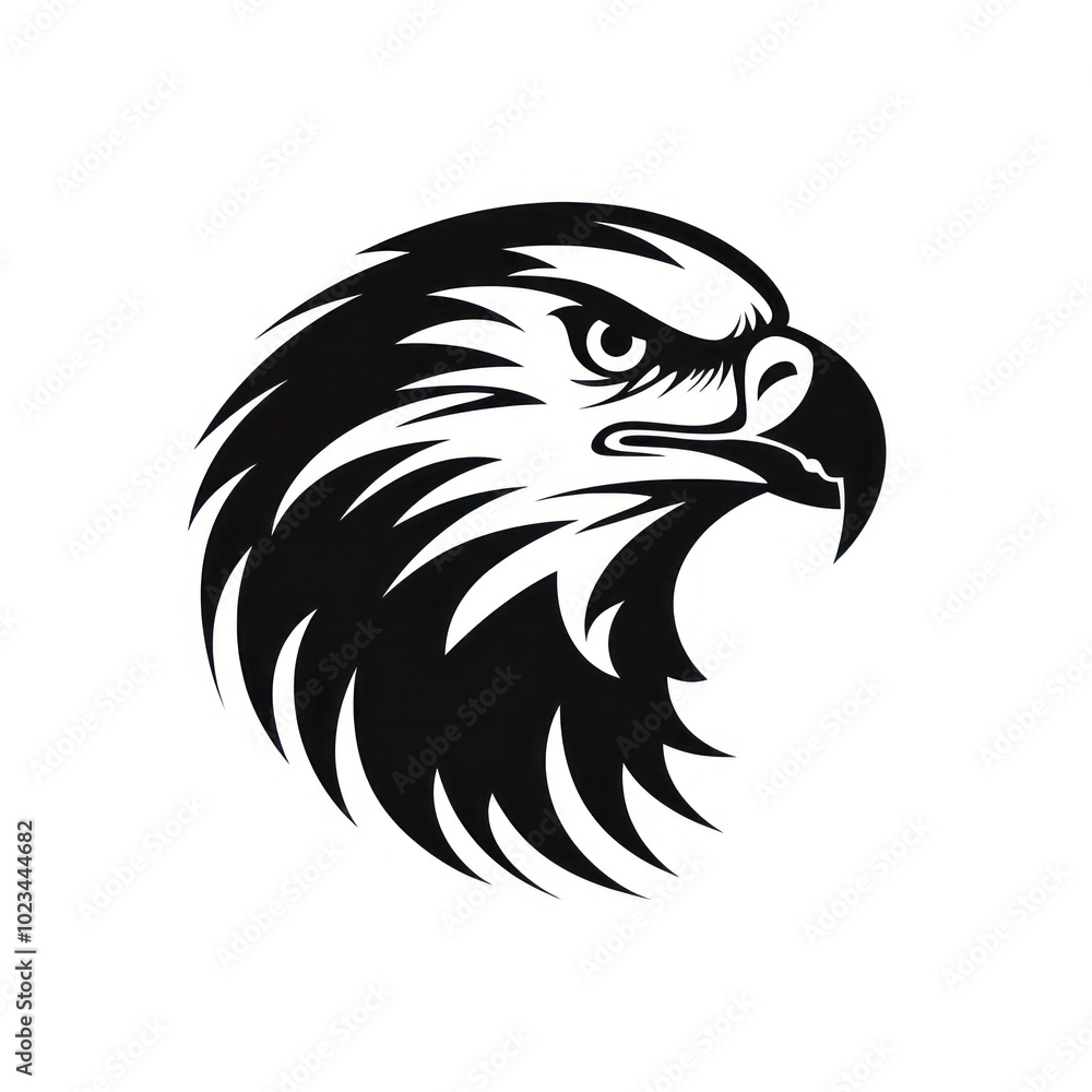 Fototapeta premium Eagle nature bird logo.