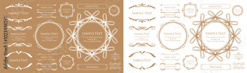 クリスマスのフレームデザイン