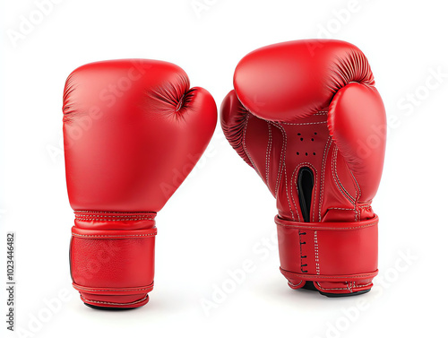 red boxing gloves, AI generated