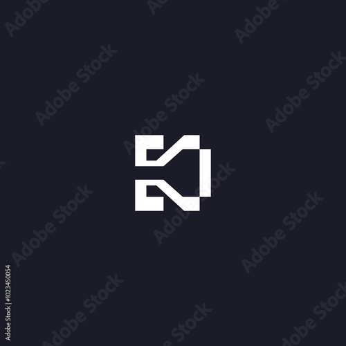 creative k abstract logo designs monogram style