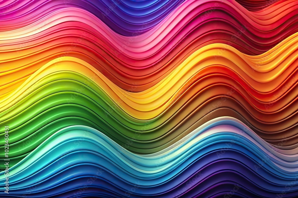 High angle abstract background with colorful wave gradations High angle abstract background with colorful wave gradations