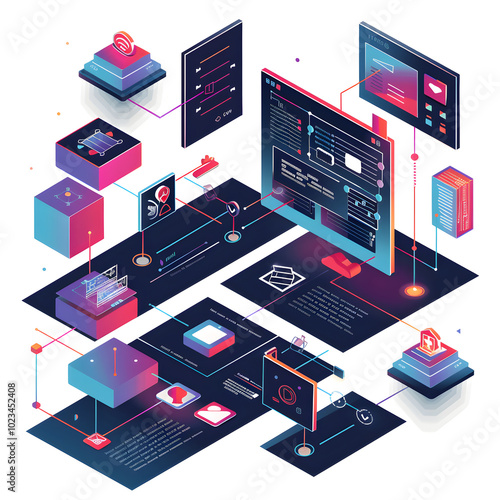 Detailed Illustration and Guide to Ionic Architecture and its Multiple Components photo