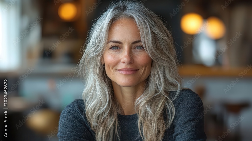 middleaged businesswoman actively participating in a meeting sharing laughter and ideas encapsulating a lively and collaborative atmosphere showcasing professionalism and warmth middleaged businesswoman actively participating in a meeting sharing laughter and ideas encapsulating a lively and collaborative atmosphere showcasing professionalism and warmth