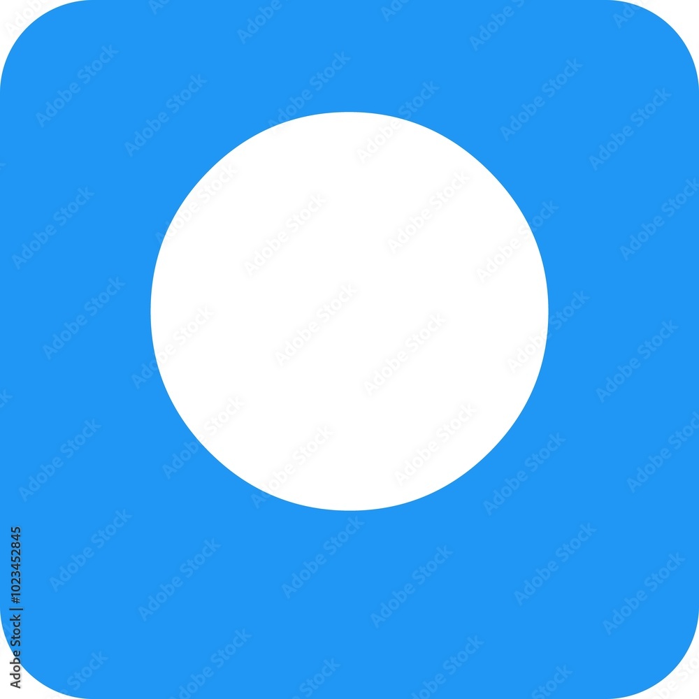 Fill white color on blue background. Fill white color on blue background.