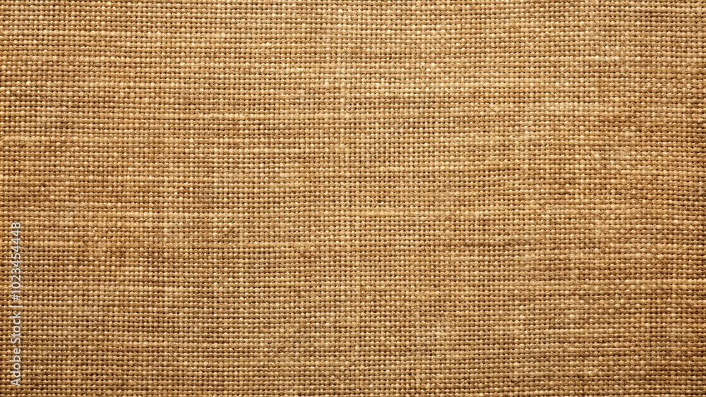 High angle brown canvas fabric texture background High angle brown canvas fabric texture background