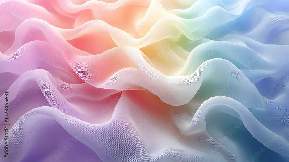 Abstract Background - Wavy Colorful Pattern Abstract Background - Wavy Colorful Pattern