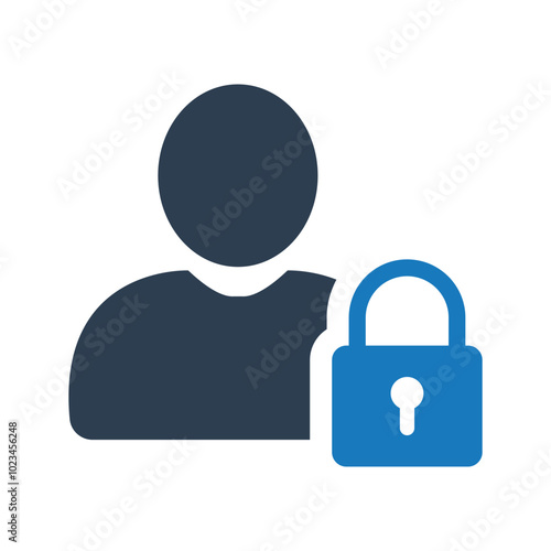 User lock icon