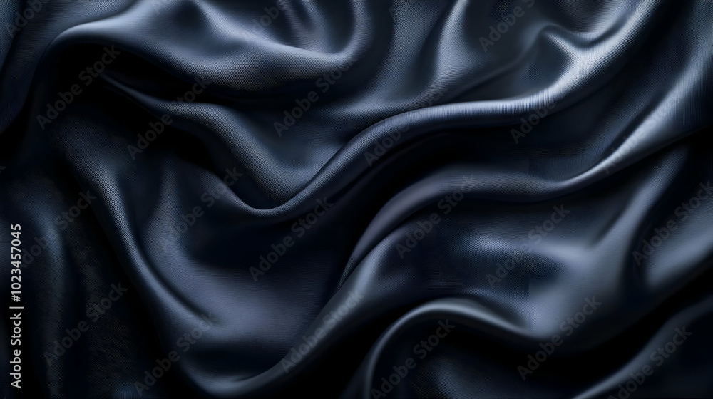 Dark Blue Fabric Texture Background Illustration Dark Blue Fabric Texture Background Illustration