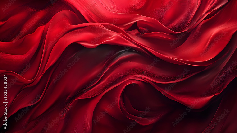 Obraz premium Abstract Red Swirling Background