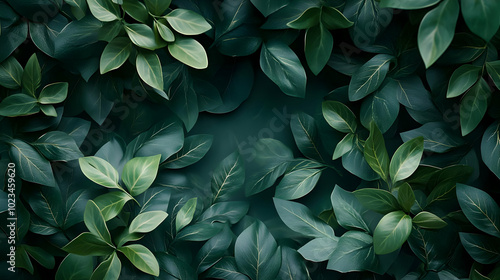 Green Leaf Background Illustration