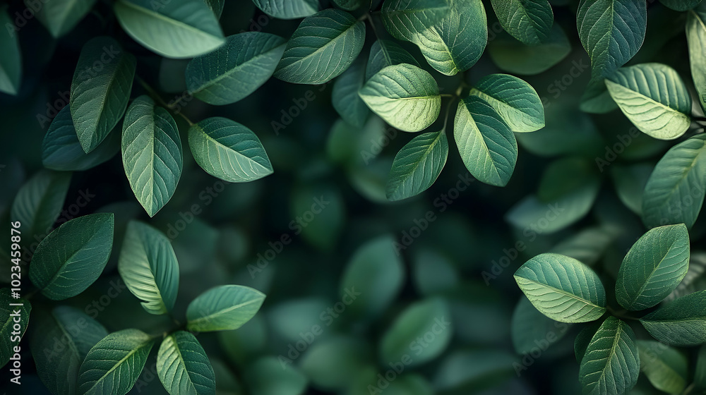 Green Leaf Background Illustration Green Leaf Background Illustration