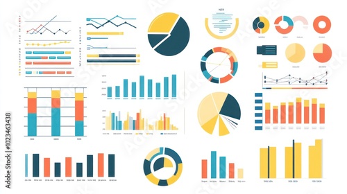 Colorful Data Visualization Charts