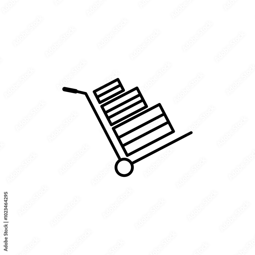 Simple shopping cart icon representing online shopping or retail. Simple shopping cart icon representing online shopping or retail.
