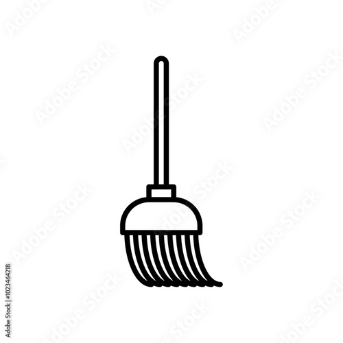 A broom icon symbolizing cleaning or tidying up.