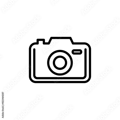 Classic camera icon, representing photography or capturing moments.