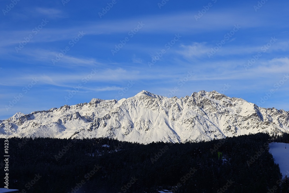 landscape with snow landscape with snow