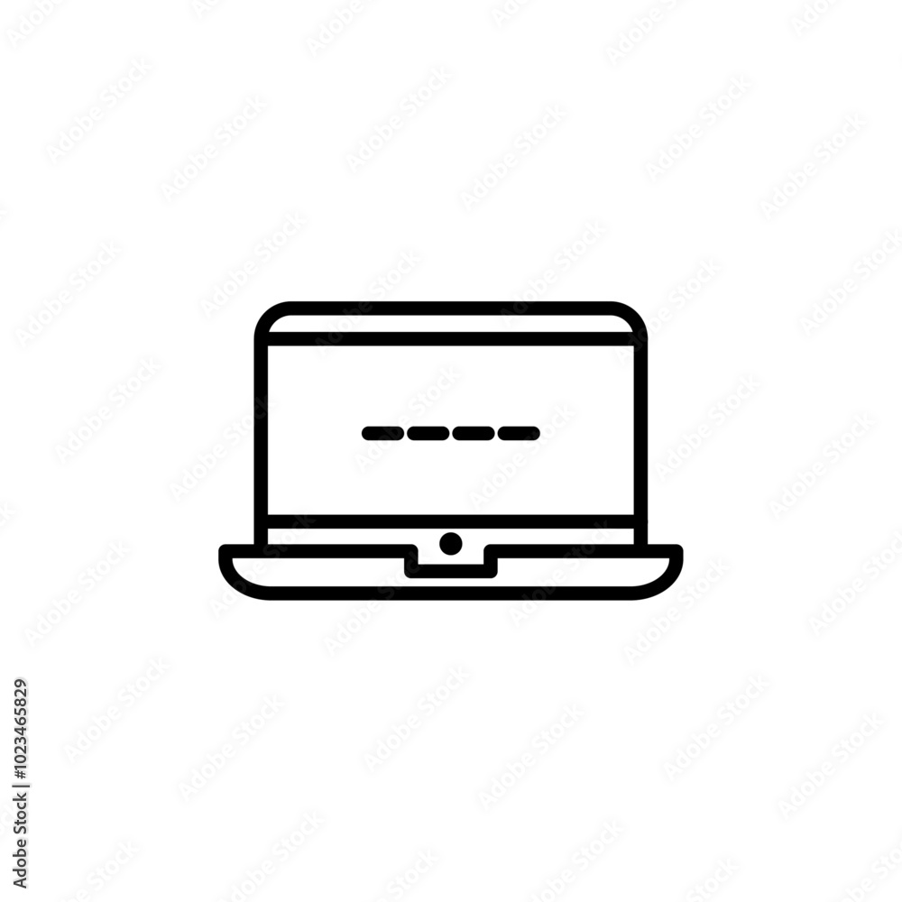 A simple laptop icon, representing computers, technology, or work, commonly used in business or tech-related contexts. A simple laptop icon, representing computers, technology, or work, commonly used in business or tech-related contexts.