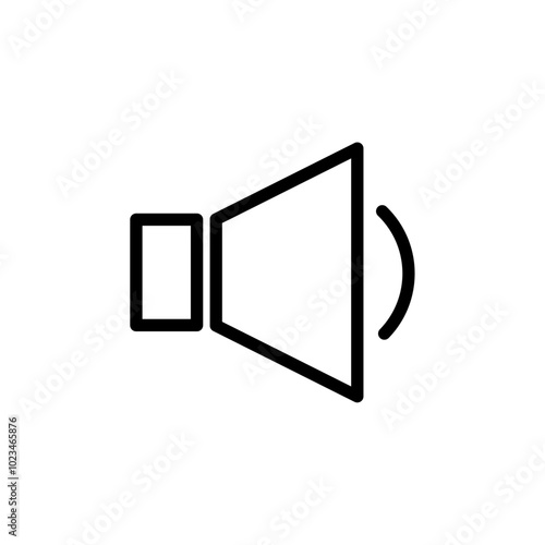 A speaker icon with a decreasing sound level symbolizing lowering volume.