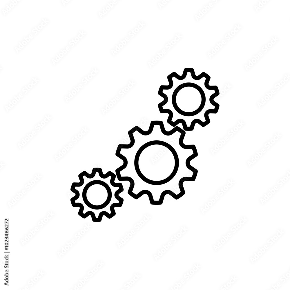 A gear mechanism icon symbolizing engineering, machinery, or technical operations, often used in industry or tech visuals. A gear mechanism icon symbolizing engineering, machinery, or technical operations, often used in industry or tech visuals.